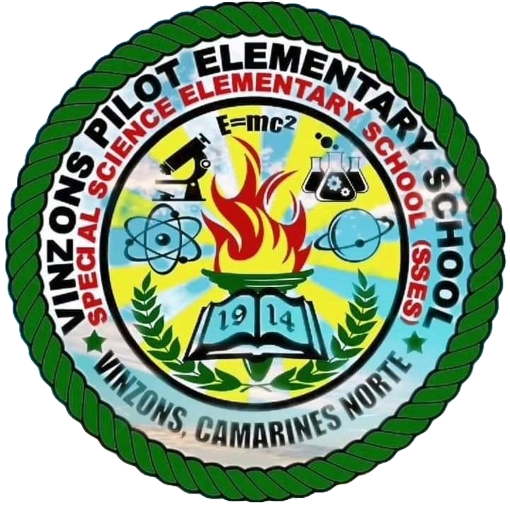 Vinzons Pilot Elementary School Logo
